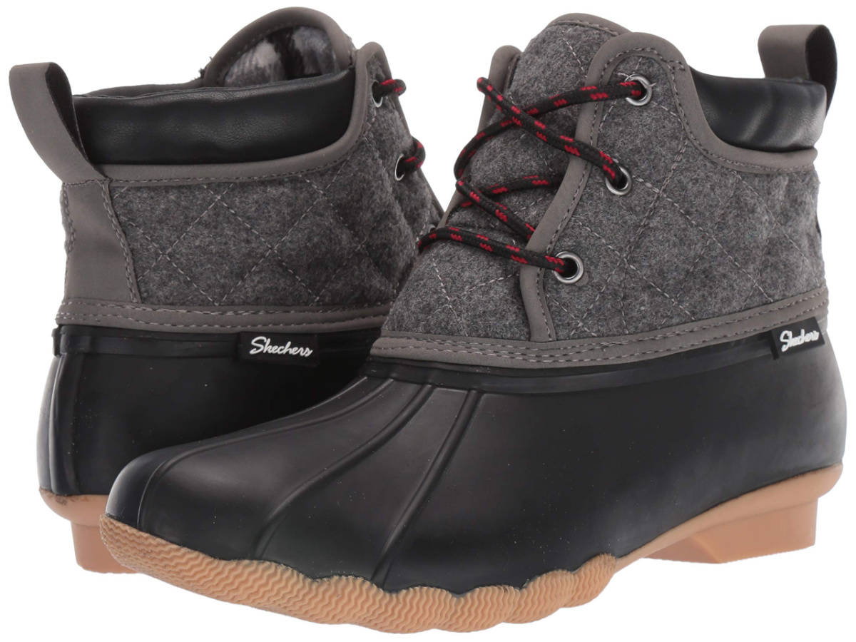 skechers women's pond quacker duck boots