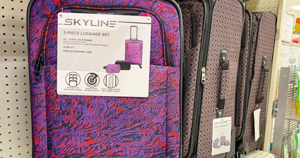 Skyline Softside 3-Piece Spinner Luggage Set