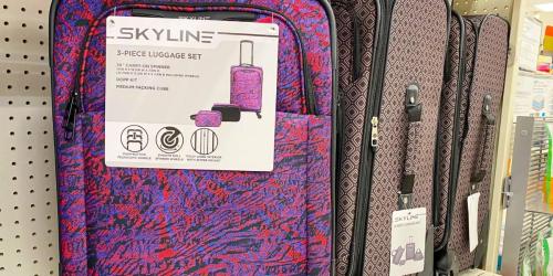 Skyline 3-Piece Luggage Set Only $24.99 on Target.com (Regularly $50)