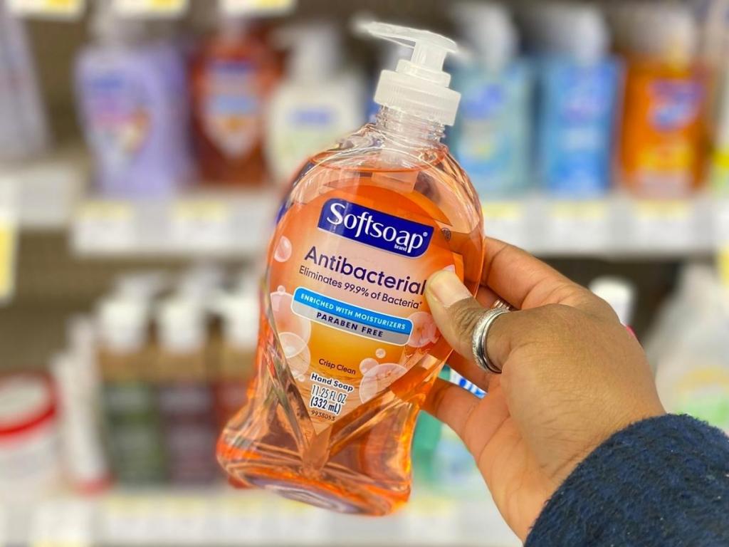 Softsoap Antibacterial Liquid Hand Soap, Crisp Clean