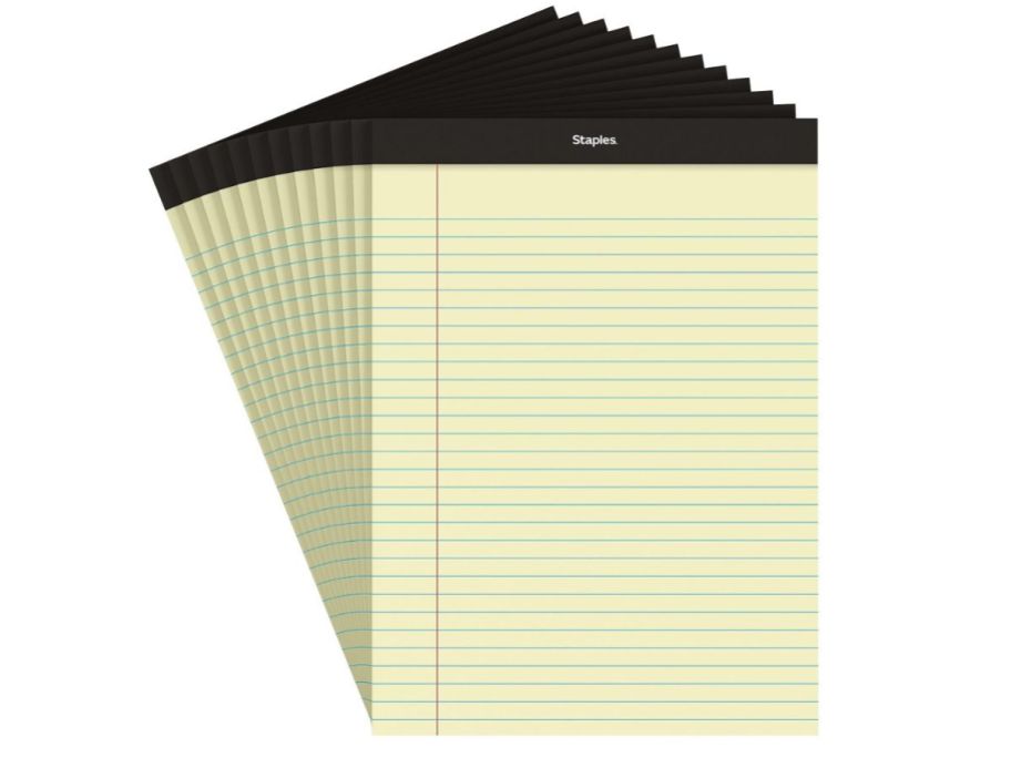 Staples Notepads