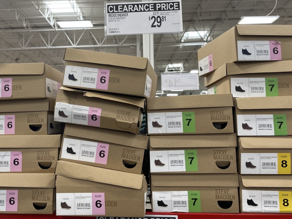 women's wedge sneaker boxes in store