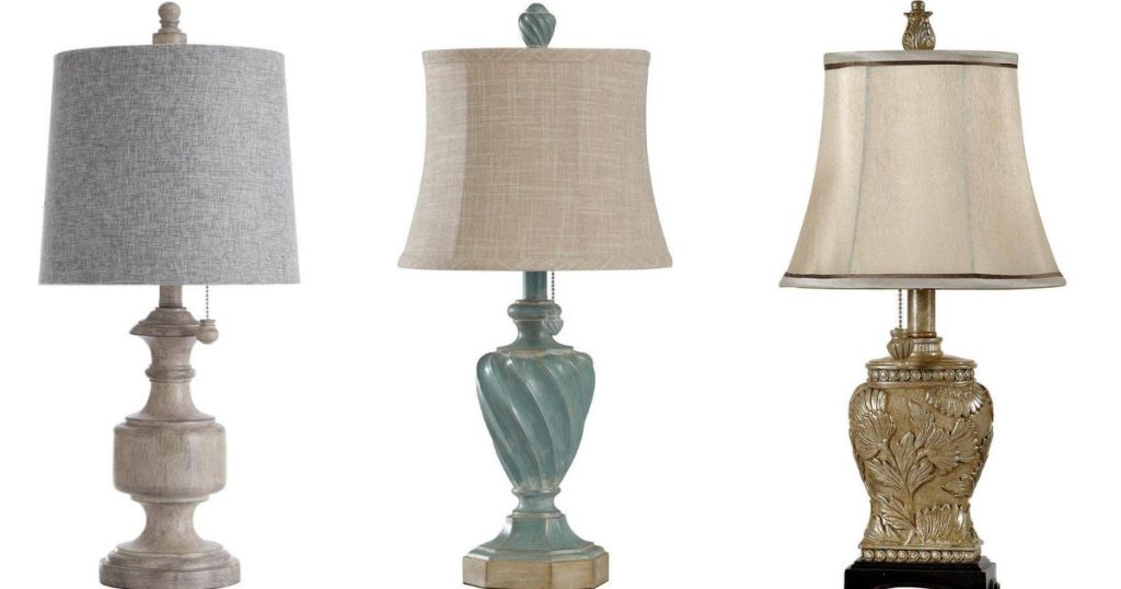 three table lamps