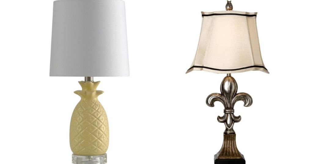 two table lamps