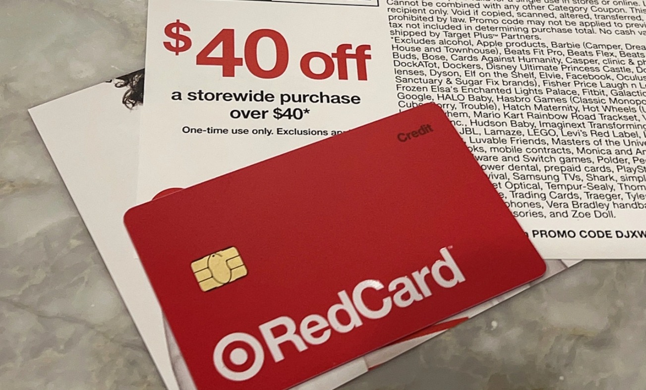Target Red Card and coupon