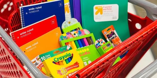 Up to 75% Off Target School Supplies | Crayons from 25¢, Pencils from 50¢, & More!