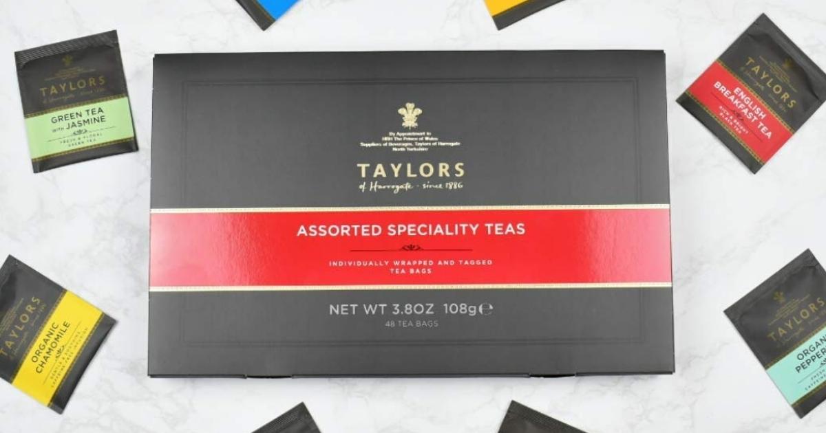 Taylor Assorted Tea Taylor's Specialty Tea 98-Count Just $7.48 on Amazon (Regularly $15)
