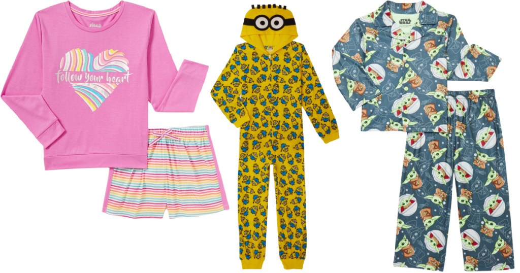 Walmart kids clearance pajamas