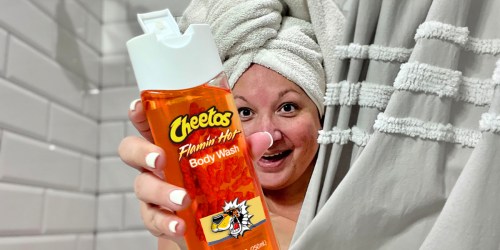 Flamin’ Hot Cheetos Body Wash & Scrub (Spice Things Up in the Shower!)