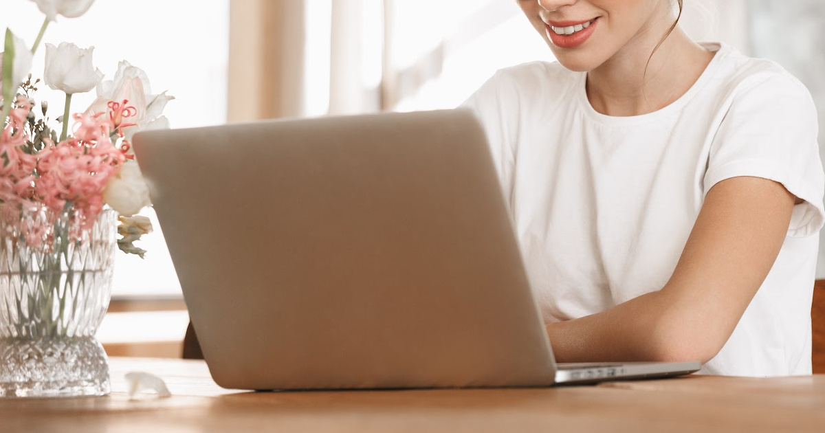 Woman on laptop