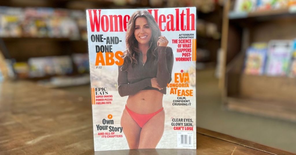 Women's Health Magazine on a table