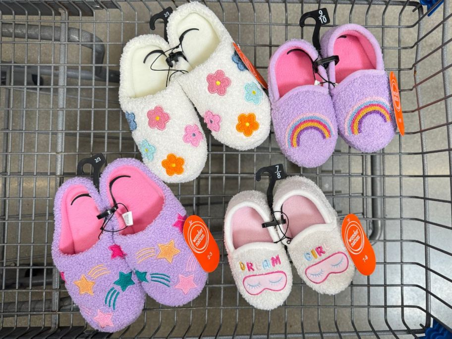 Wonder Nation Little & Big Girls Slippers