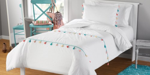 Your Zone Tassel Comforter & Sham Sets from $17 on Walmart.com (Regularly $30)