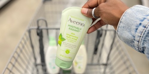 Aveeno Positively Radiant Skin Facial Scrub Just $3.93 Shipped on Amazon (Regularly $8)