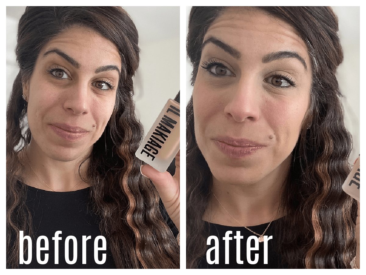 Melinda's il makiage before and after pics