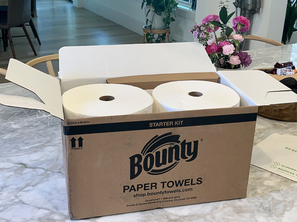 Bounty forever roll paper towels 
