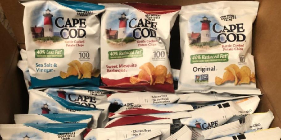 Cape Cod Chips 20-Count Variety Pack Only $9.99 Shipped on Amazon (Just 50¢ Each)