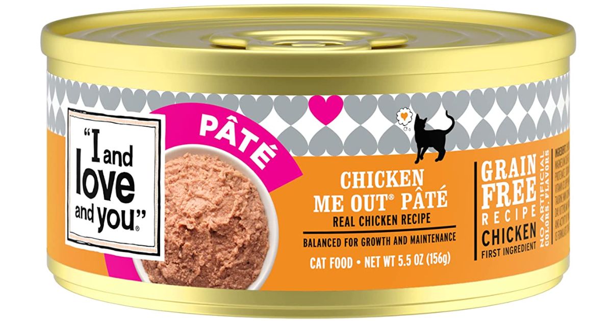 I and Love and You Chicken me out Cat Food