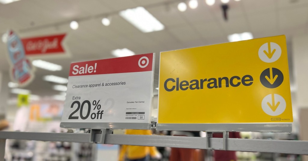 extra 20% off of clearance