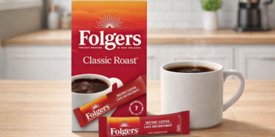 Folgers Instant Coffee Packets 7-Count Only $1.46 on Walmart.com (Reg. $8)