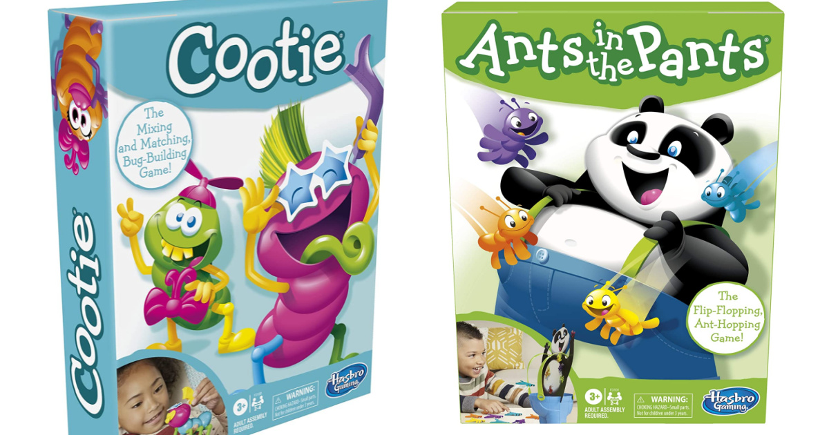 stock images of two hasbro toddler games