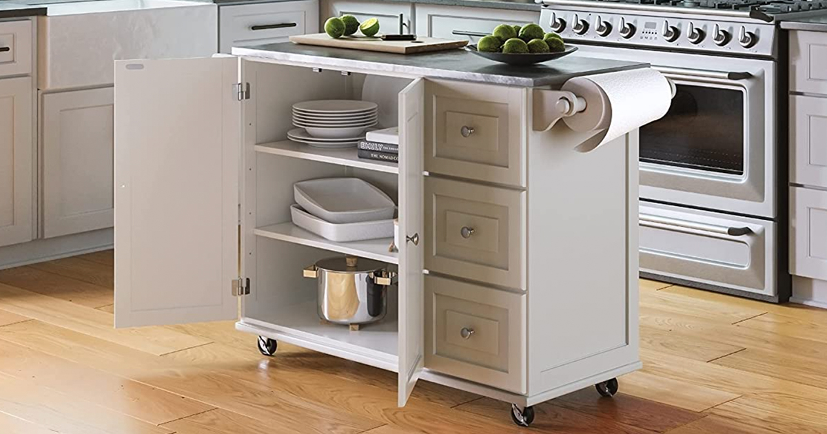 Rolling Kitchen Cart Just 194 80