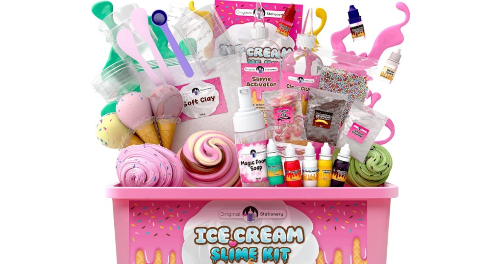 ice cream fluffy slime kit
