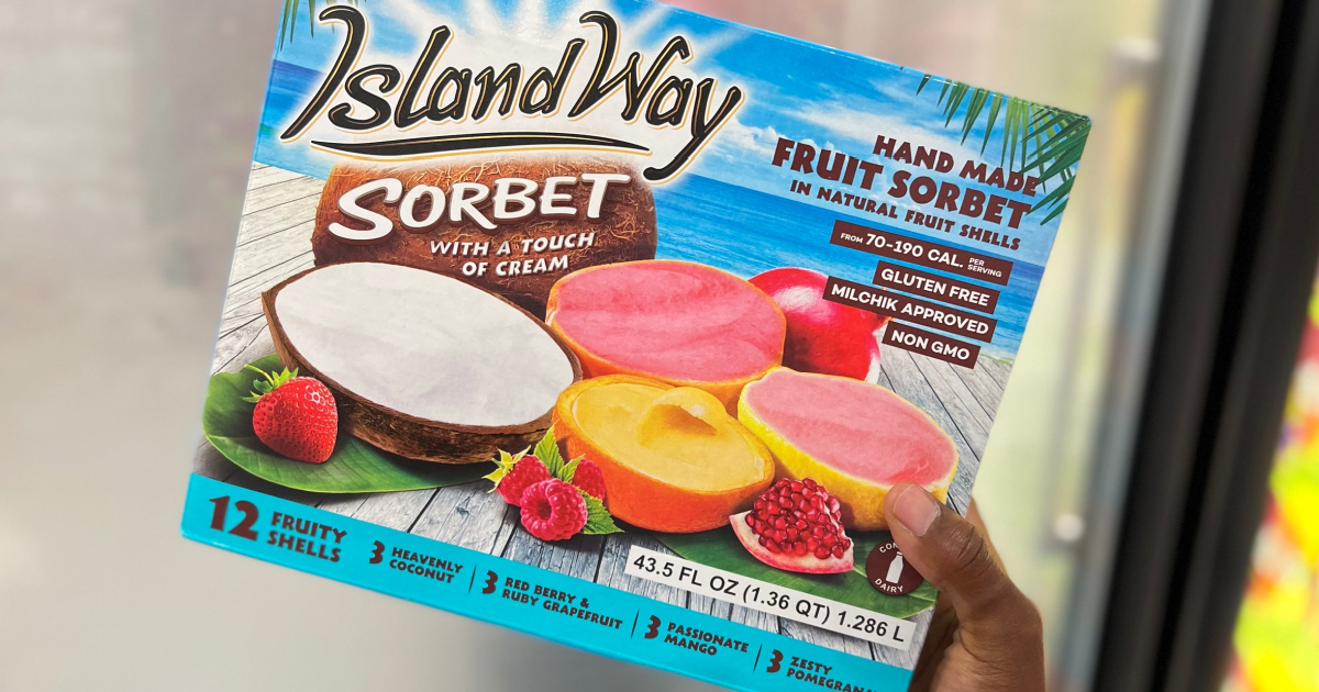 Island Way Sorbet 12Count Box Just 10.99 at Costco Hand Made Sorbet