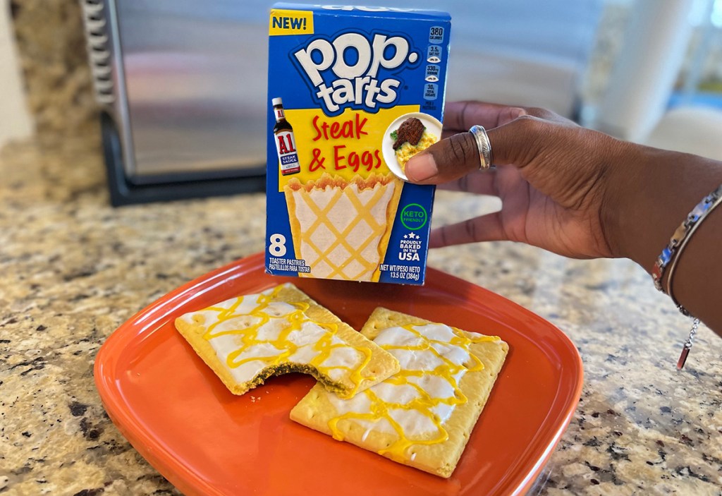 pop tarts on a plate