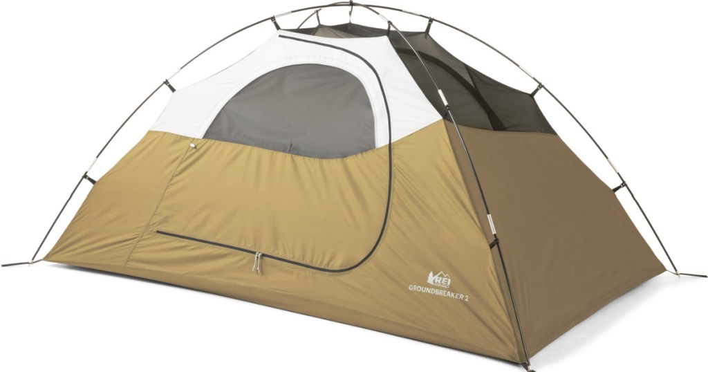 tan camping tent