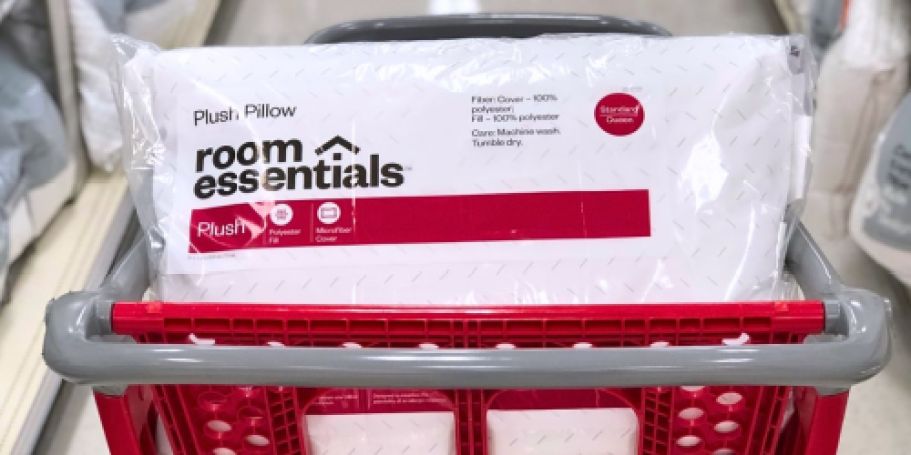 Target Bed Pillows Sale | Room Essentials Plush Pillow ONLY $2.62 + More