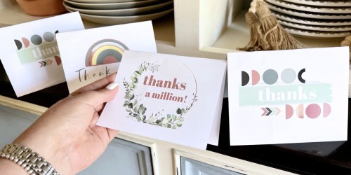 Show Your Gratitude With These Free Printable Thank You Cards