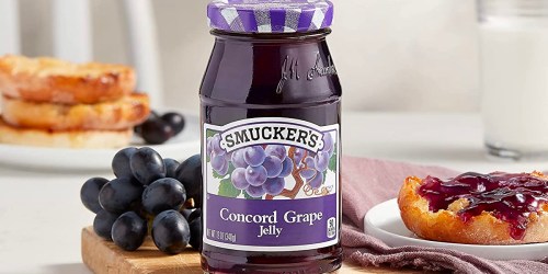 Smucker’s Grape Jelly 32oz 6-Pack Only $12.55 Shipped on Amazon (Just $2.09 Per Jar)