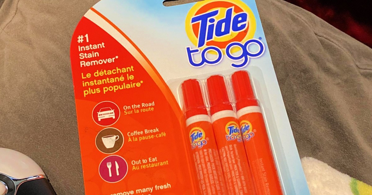 Tide to Go Stain Remover Pen 3-Pack Just $5 Shipped on Amazon
