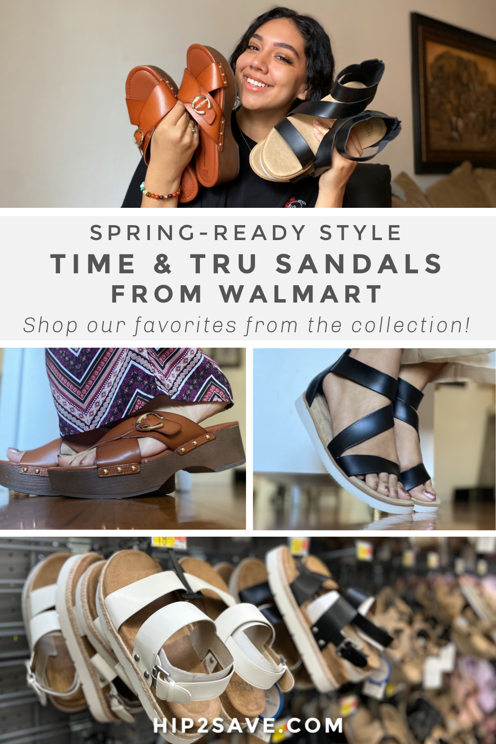 Time and Tru Sandals from Walmart are Perfect for Warmer Days Ahead