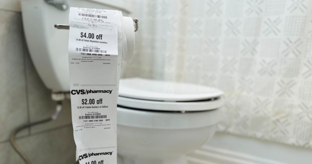 toilet paper receipt