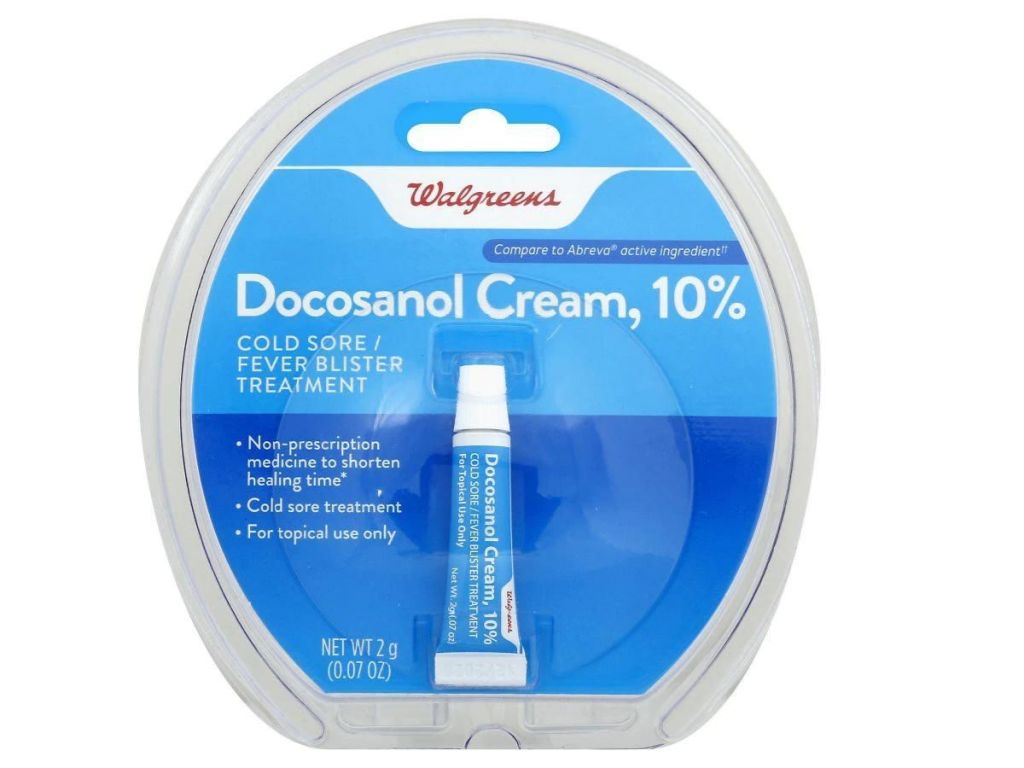 Walgreens Docosanol Cold Sore Cream