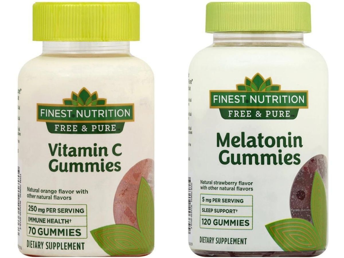 2 bottles of Finest Nutrition gummy vitamins