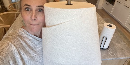 GIANT Bounty Paper Towel Rolls (Back In-Stock & On Sale Now!)