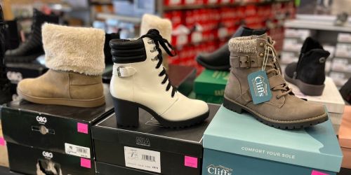 Extra 50% Off Clearance at Shoe Carnival | Women’s Boots from $15 (Regularly $60)