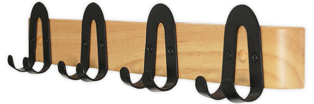 wood and metal rack