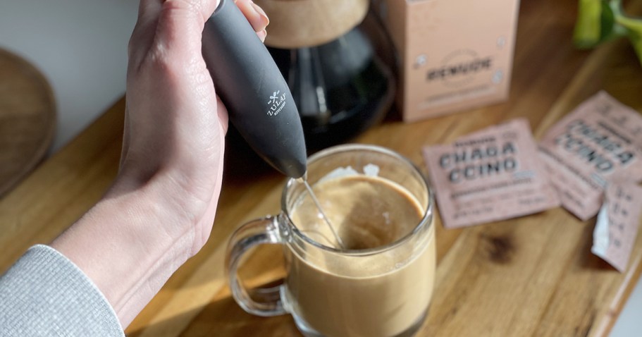 Handheld Milk Frother Only $5.49 on Amazon (Reg. $13) – Great for Coffee & Protein Shakes!