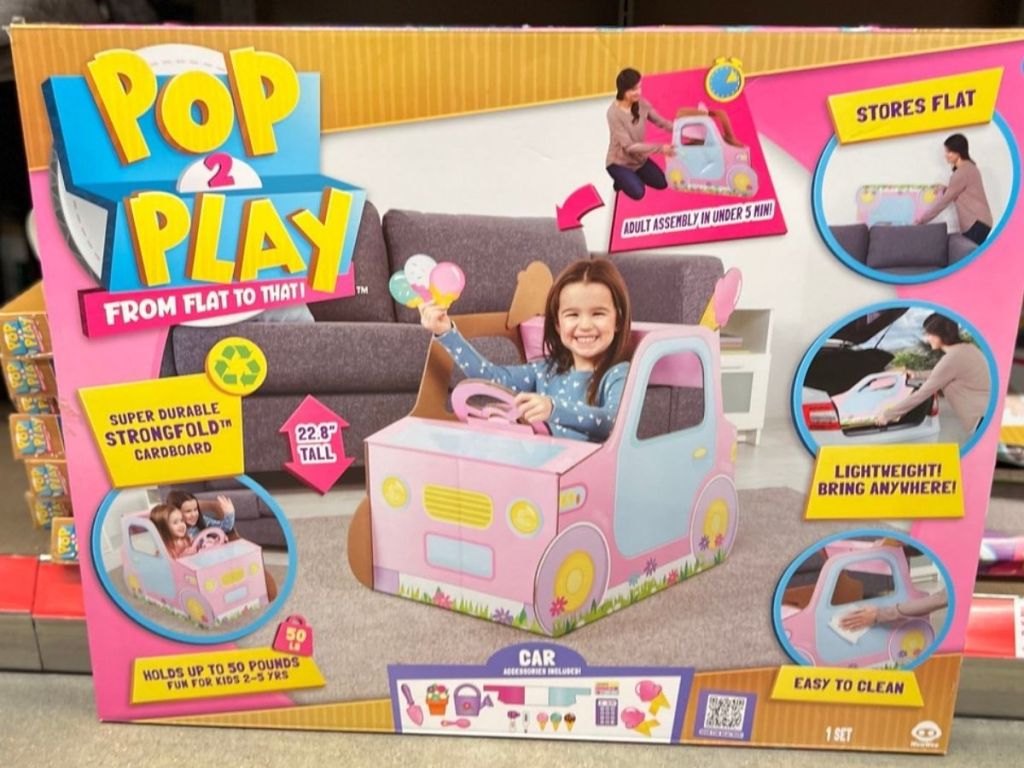 Pop & Play Cardboard Car
