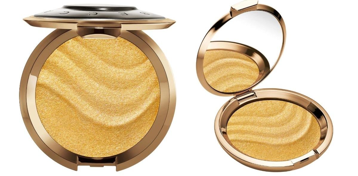 Becca Cosmetics Shimmering Skin Perfector Powder Highlighter in Lava Gold