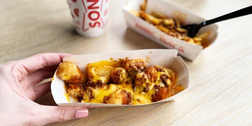 Sonic Chili Cheese Tots or Fries Only 99¢ + BOGO Free Entrees & 1/2 Price Drinks