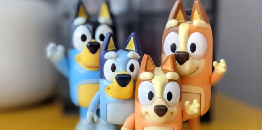 Bluey Poseable Figurines 4-Pack Only $5 on Walmart.com (Regularly $28) – Will Sell Out!