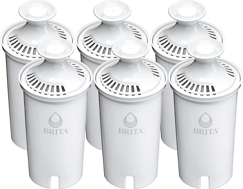 Group of six Brita water filters