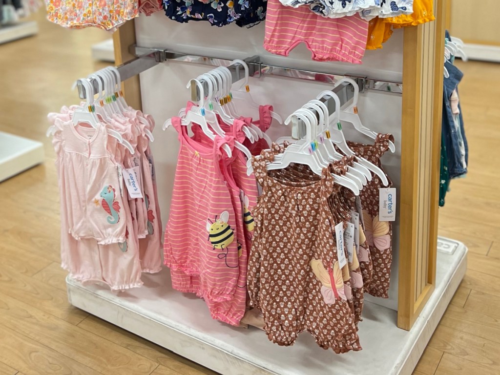 baby rompers in store