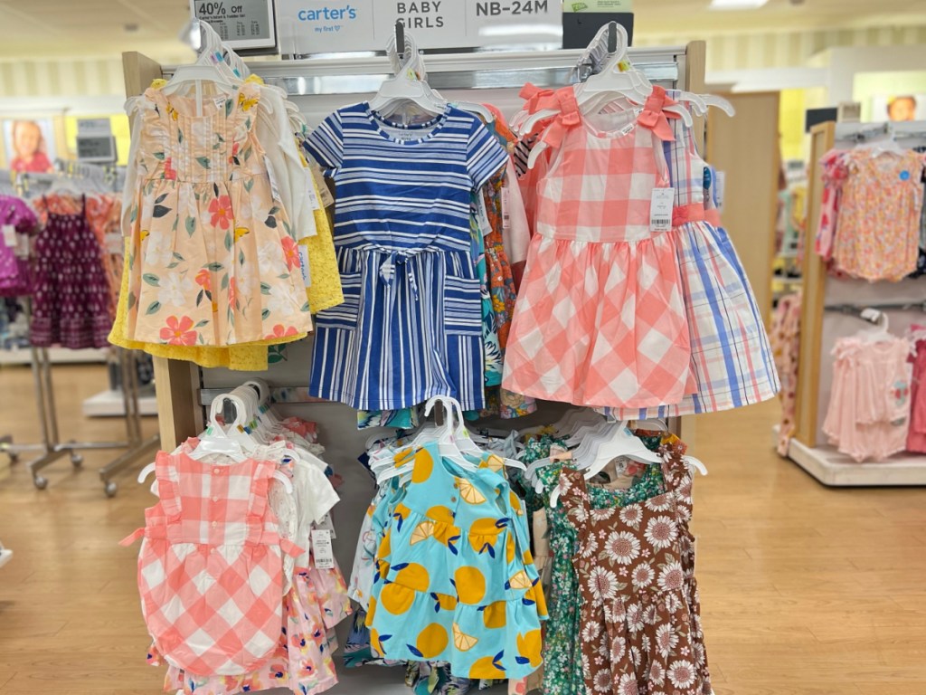 kids dresses in store