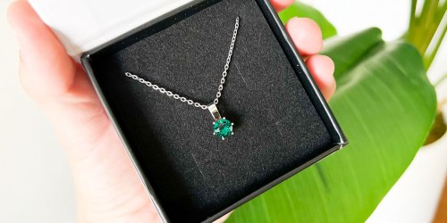 Cate & Chloe Birthstone Necklace Only $16.80 Shipped | Great Mother’s Day Gift